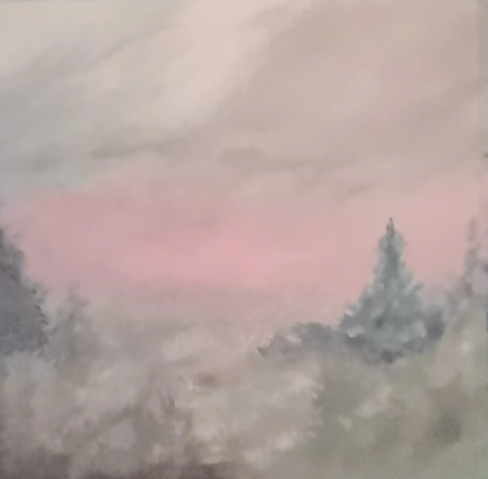 Akrylmålning Där älvorna dansar av Anette Arkbring