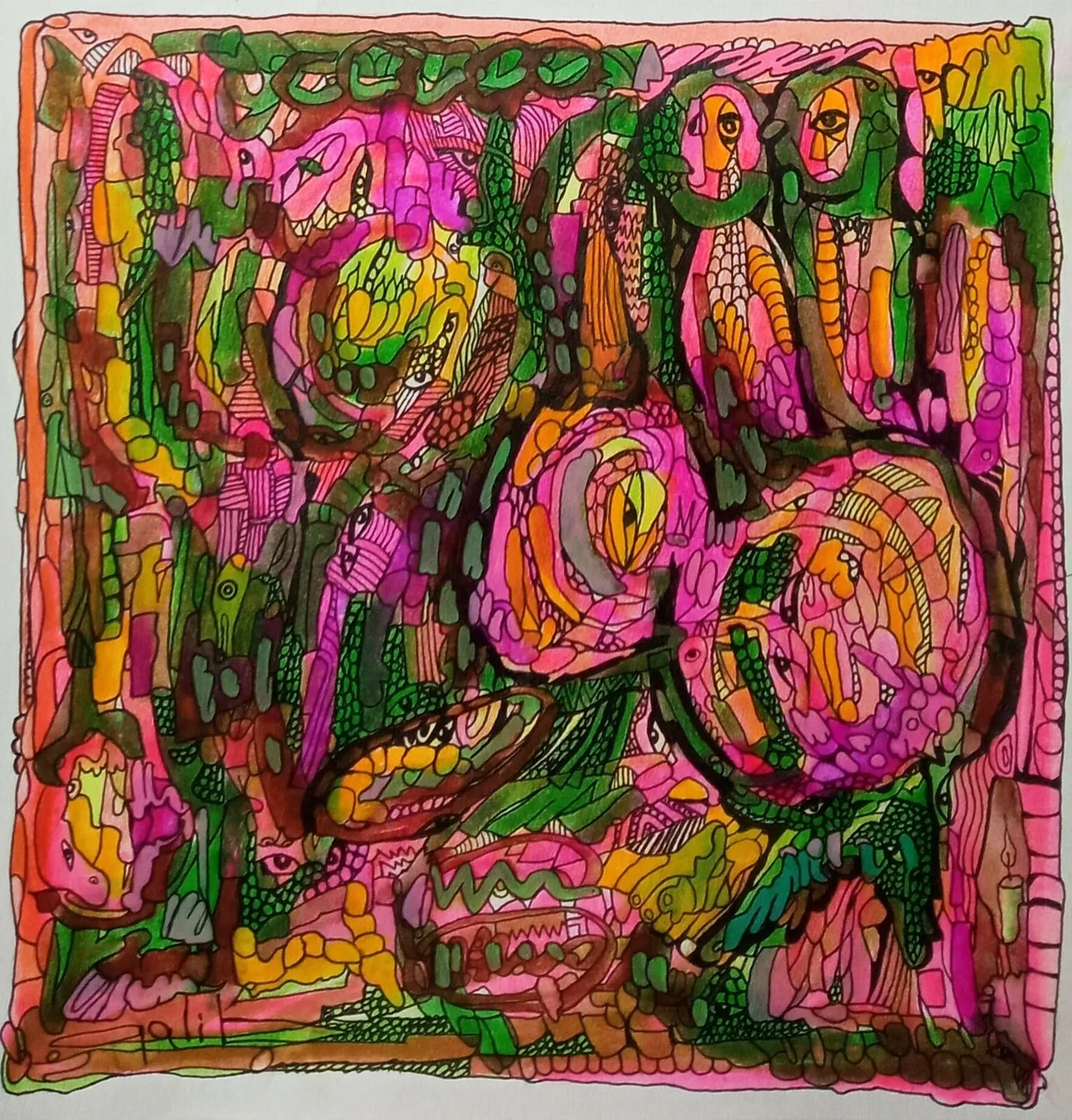 Akvarell av Dunya Muradova