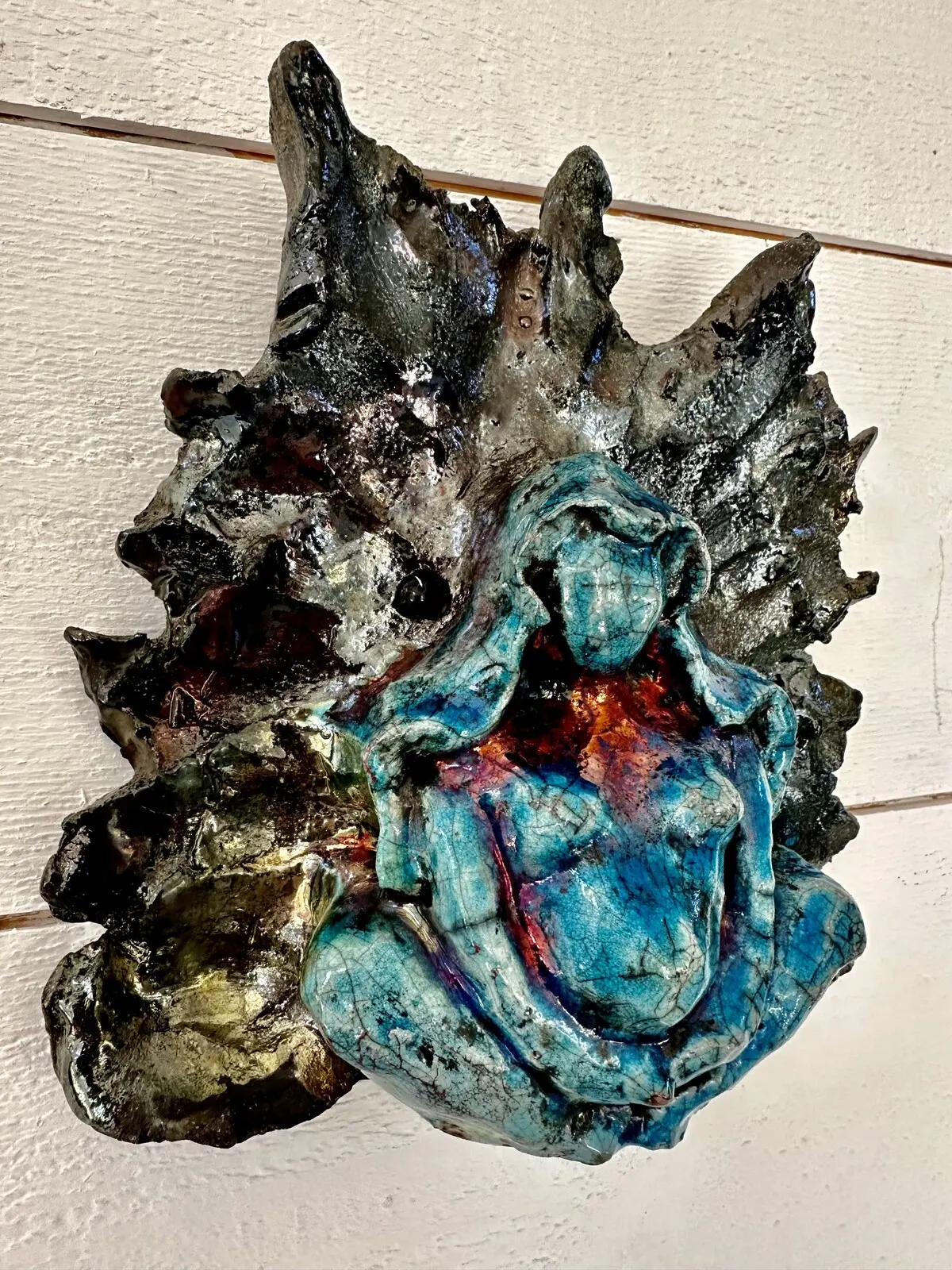 Skulptur Gaia I av Maria Falk Larsson