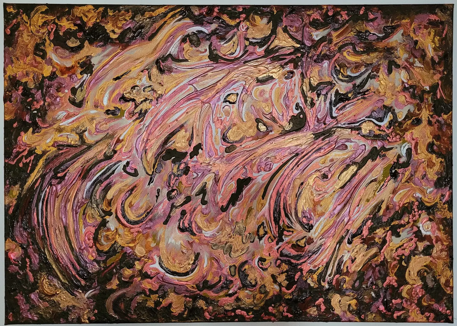 Akrylmålning Rush hour av Blå Måne