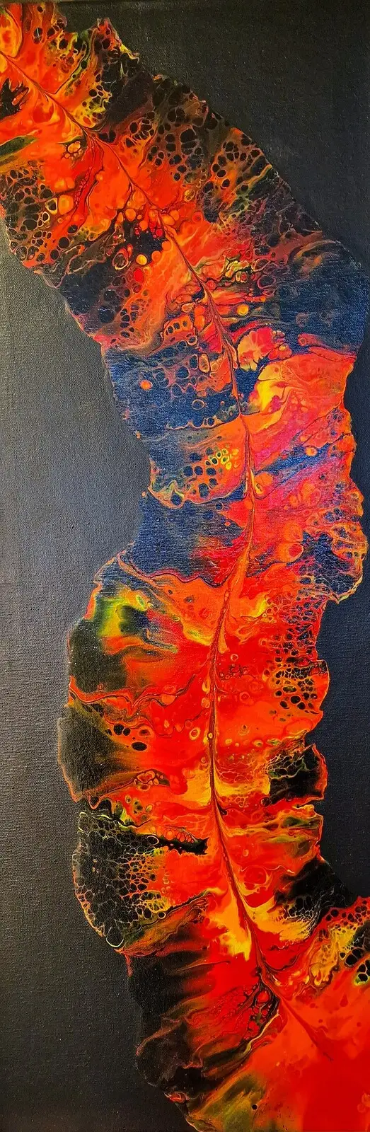 Akrylmålning Energy av Evamari Andersson