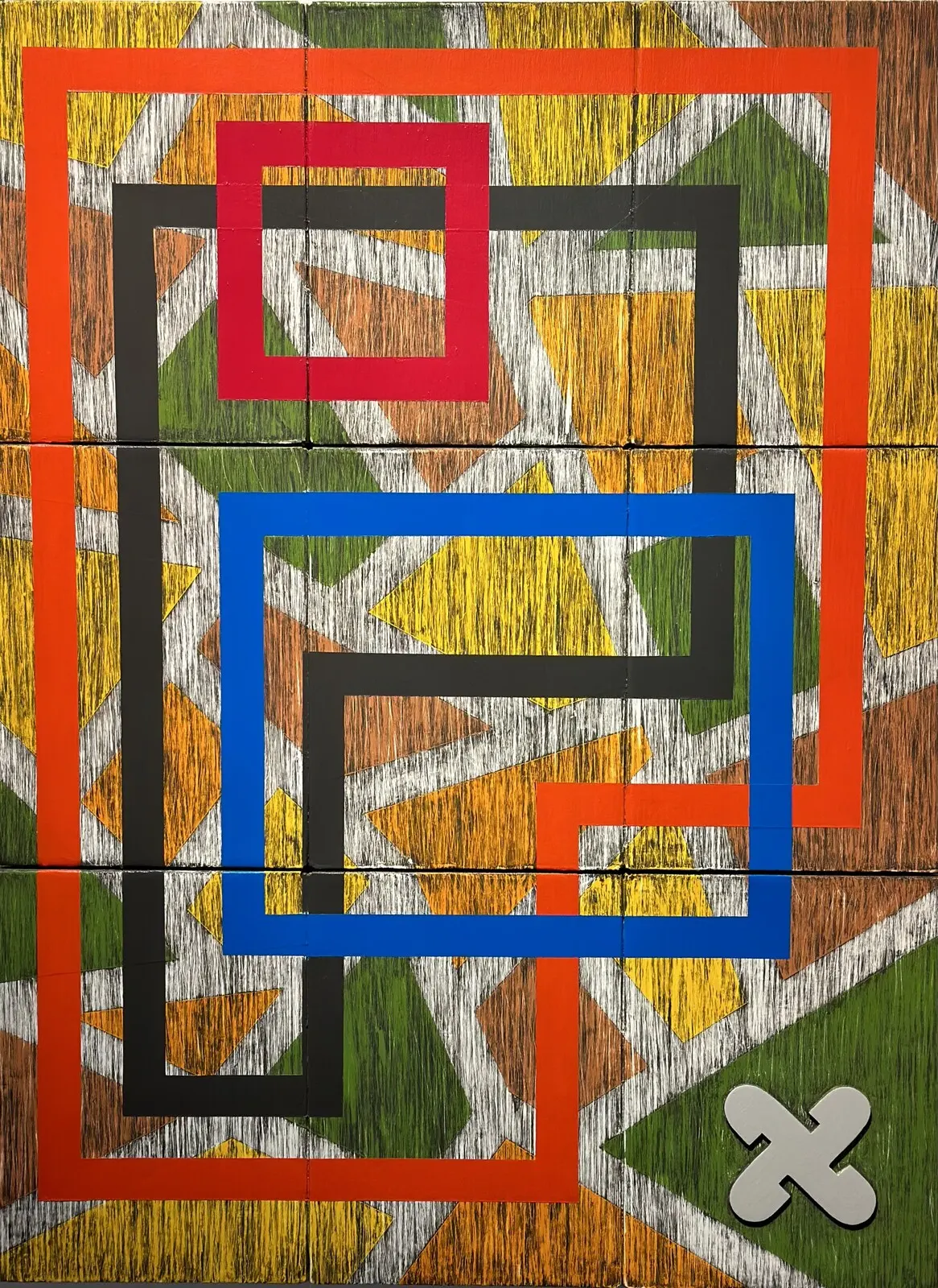 Akrylmålning Bag And Box Art av Lars The Allan