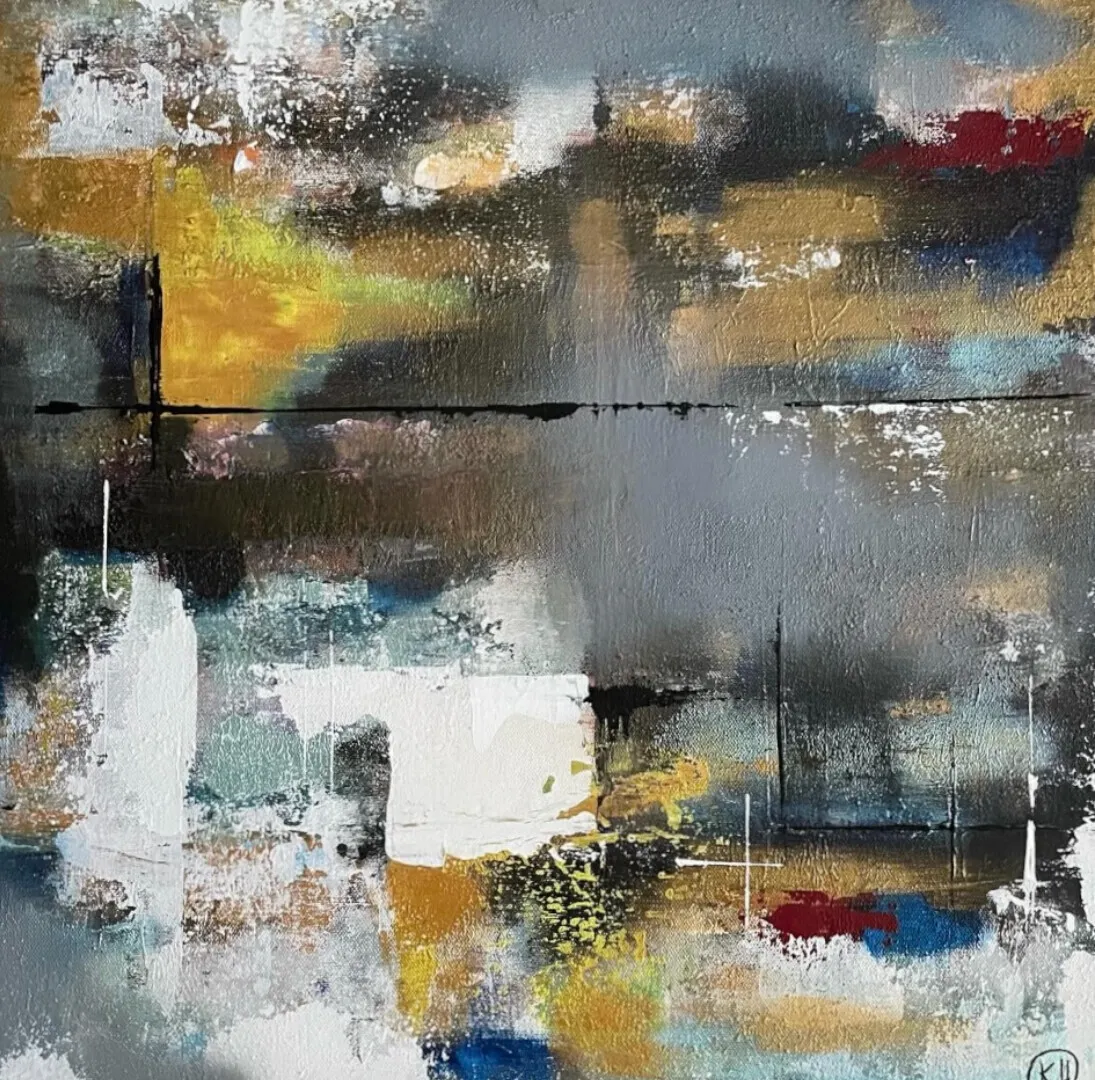 Akrylmålning Art av Karin Hjortsjö