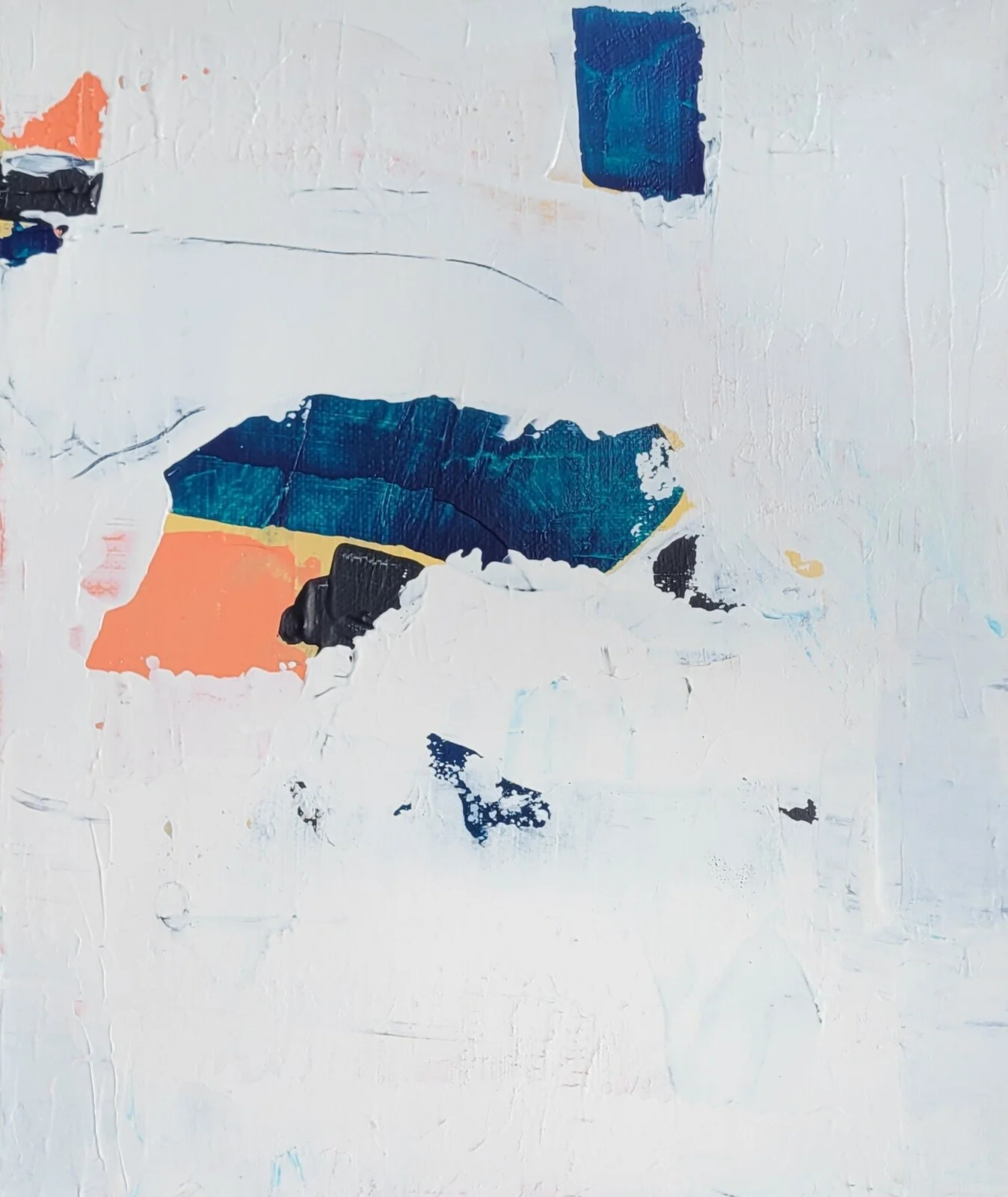 Akrylmålning Korall av Linda Melchander