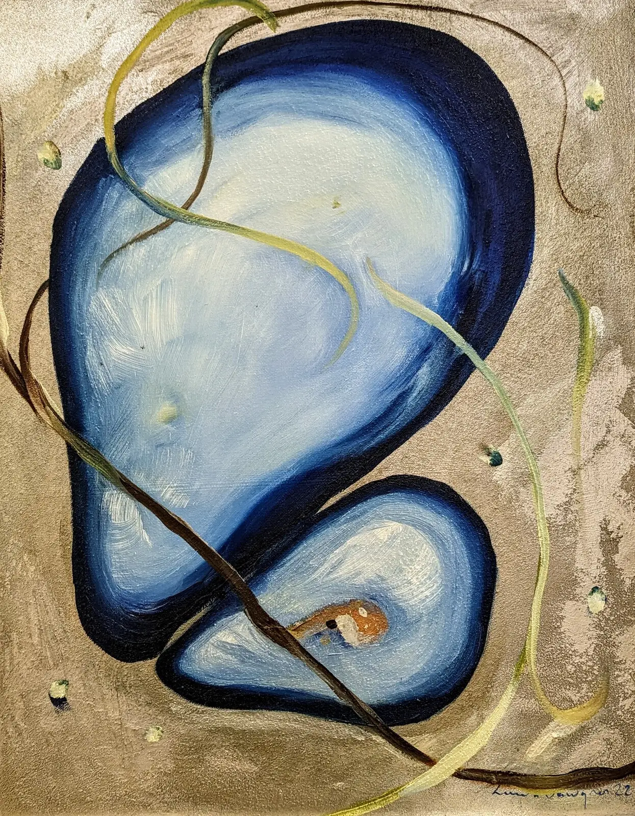 Akrylmålning Gåva av Linda Sandgren