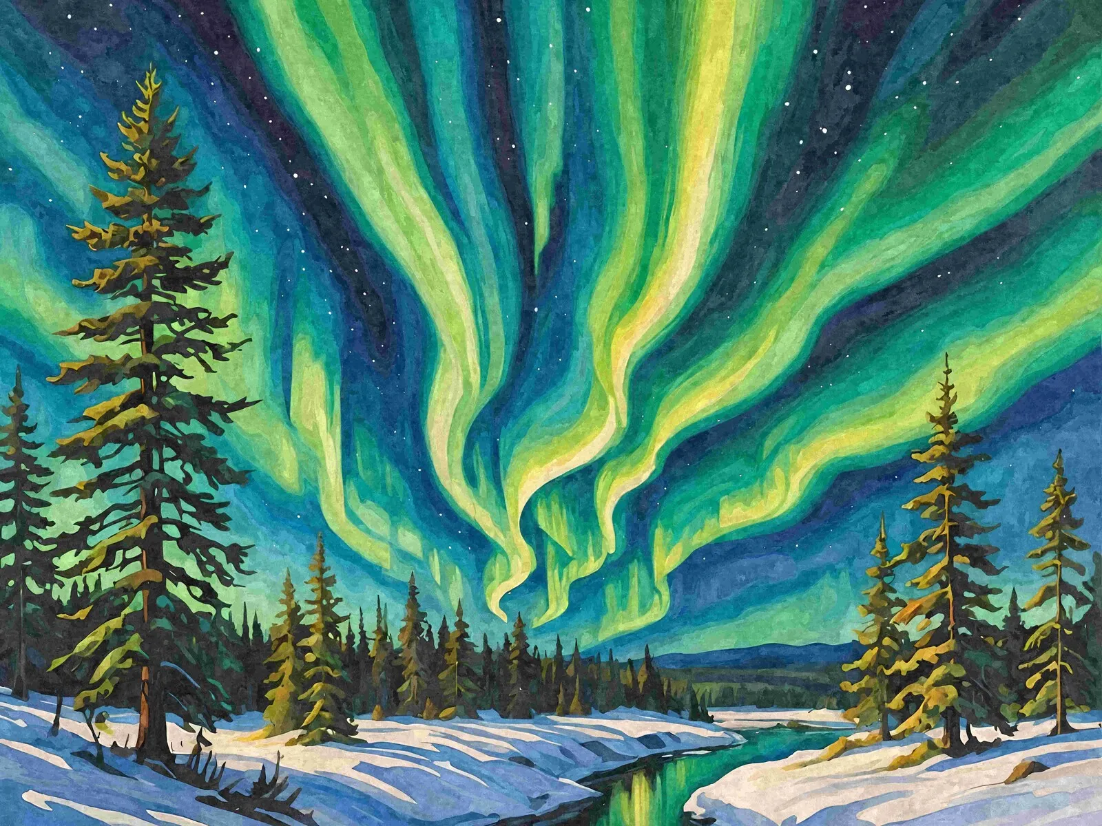 Aurora borealis av Harri Ylikomi
