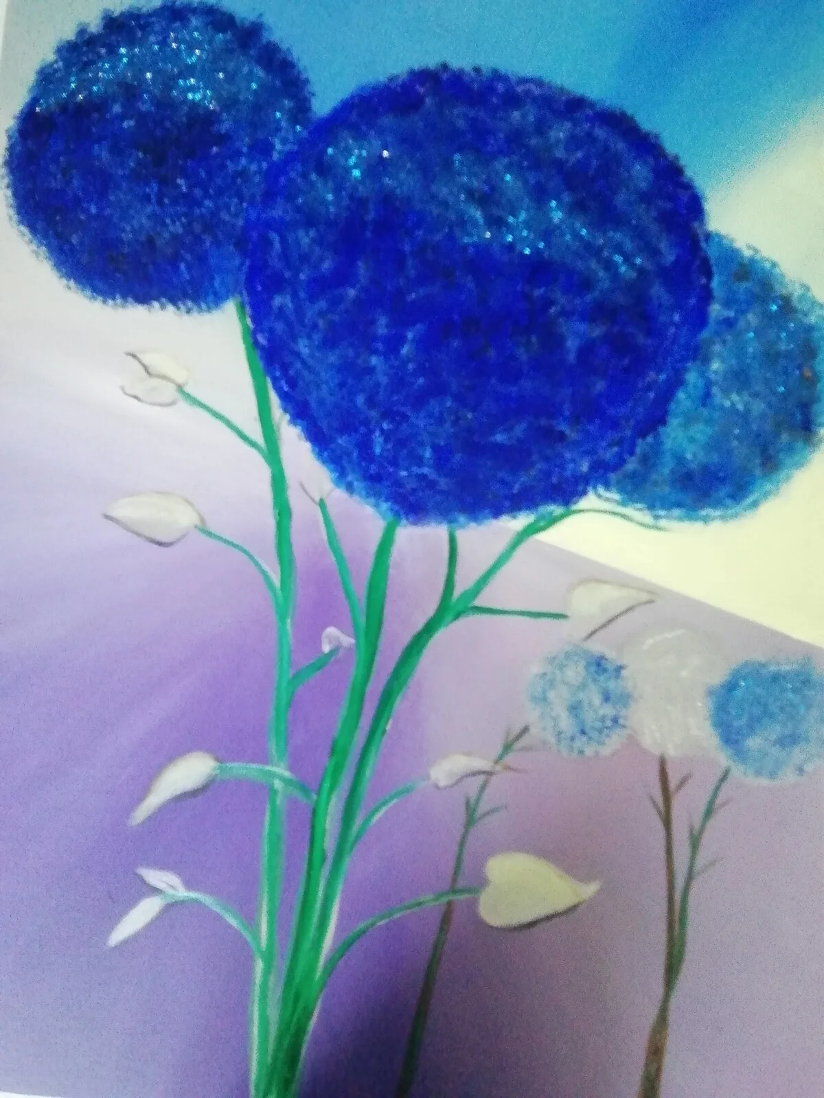 Akrylmålning av Yvonne Abelin