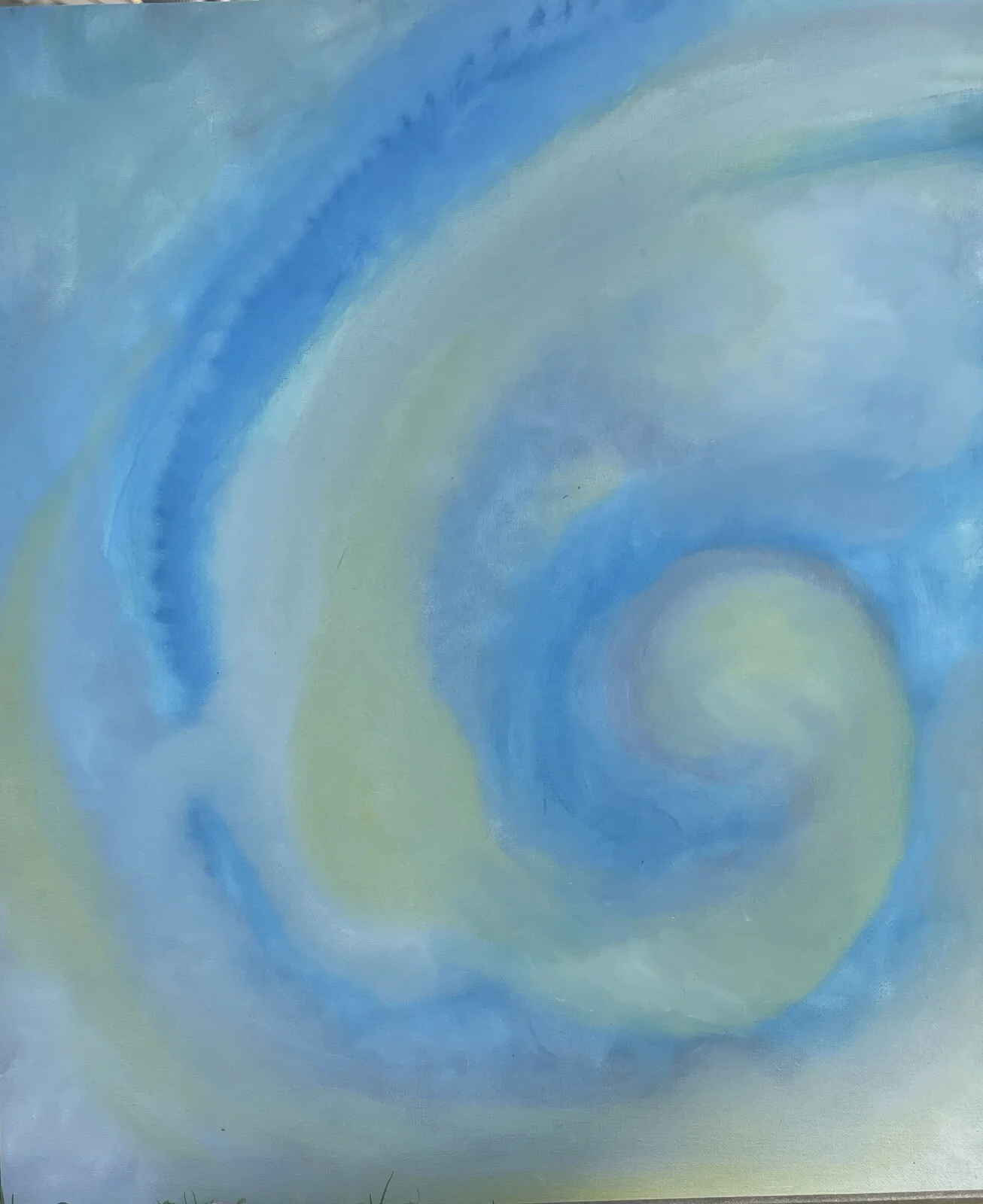 Oljemålning Glädje 2 av Lilja Ljungdahl Holst