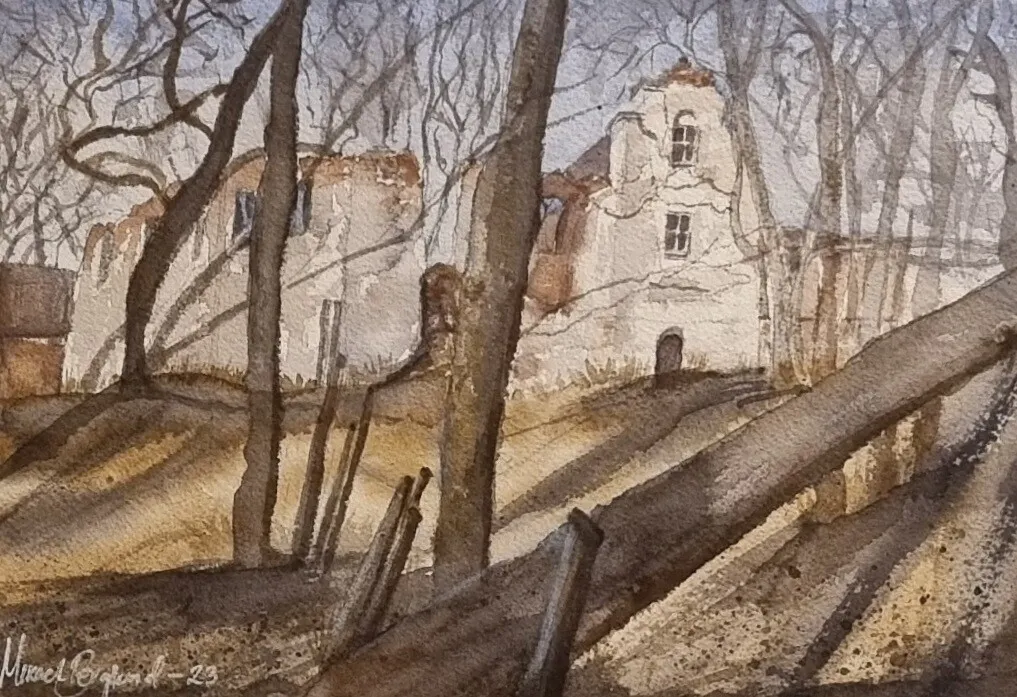 Akvarell Oldenburg, Tidö av Mikael Berglund