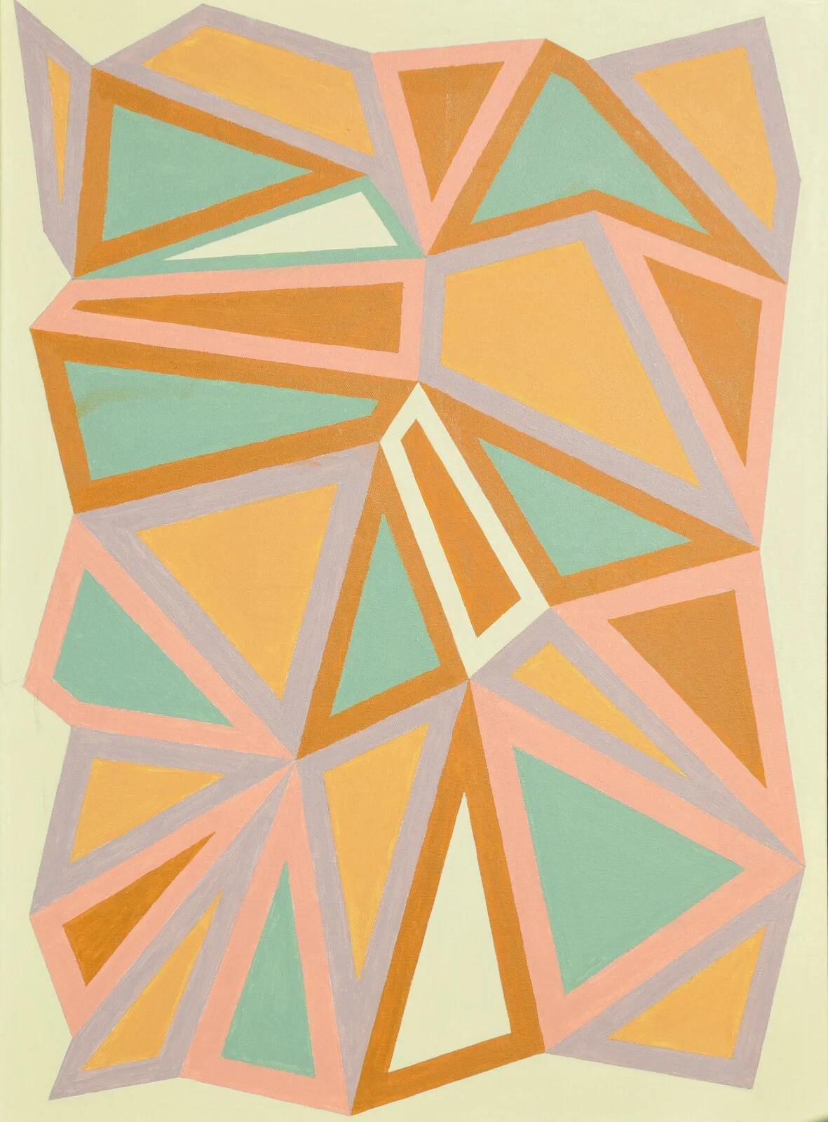 Akrylmålning Triangels av Tommy Vähä-Rainio