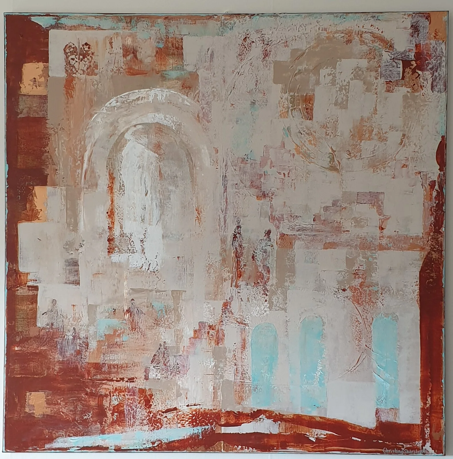 Akrylmålning Skepnaden av Christina Skärström