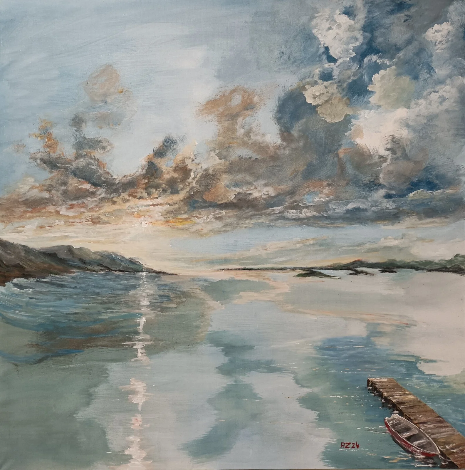 Akrylmålning Lieptas... av Robertas Zabitis