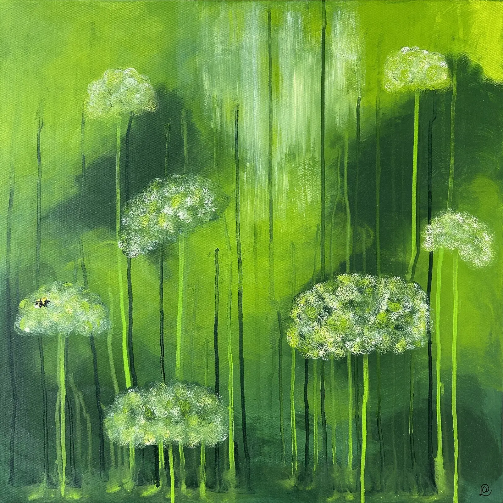 Akrylmålning Deep in the woods av Art By Lycke / Ann-Sofie Lycke