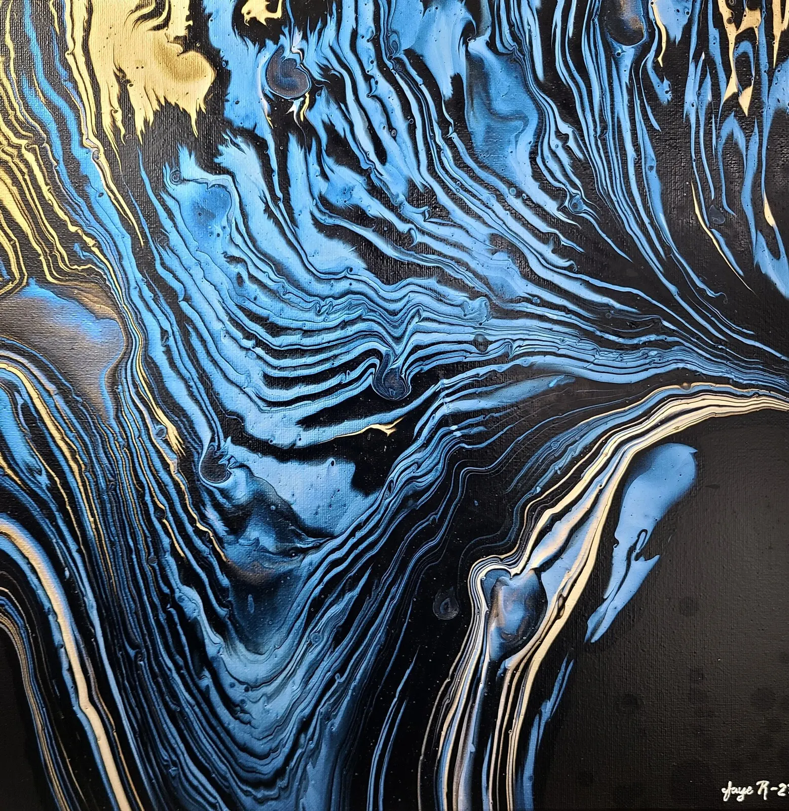 Akrylmålning av Faye Riggo