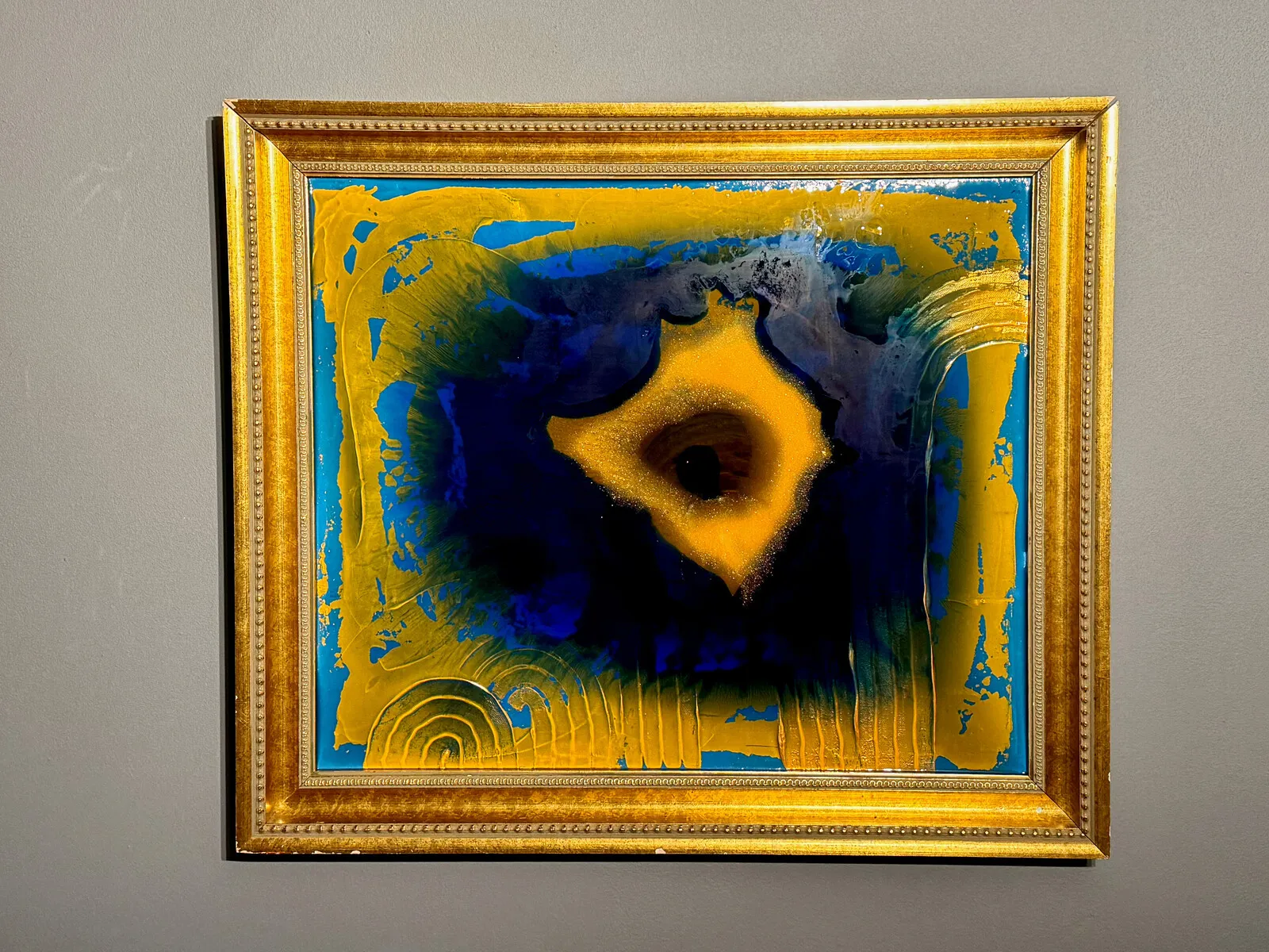 Akrylmålning Eye in the sky av Pål Török