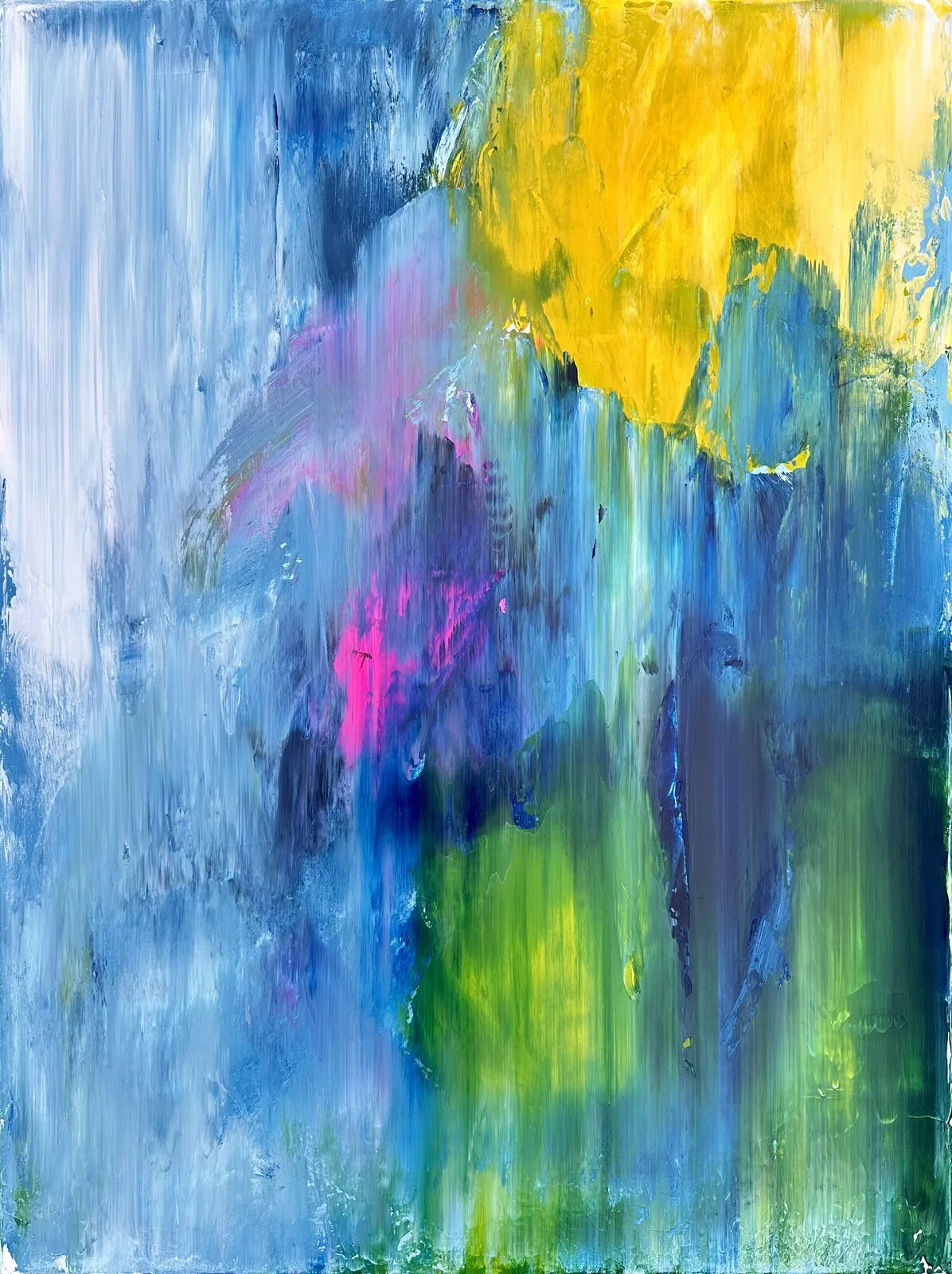 Akrylmålning Abstract no1652 av Stephan Nilsson