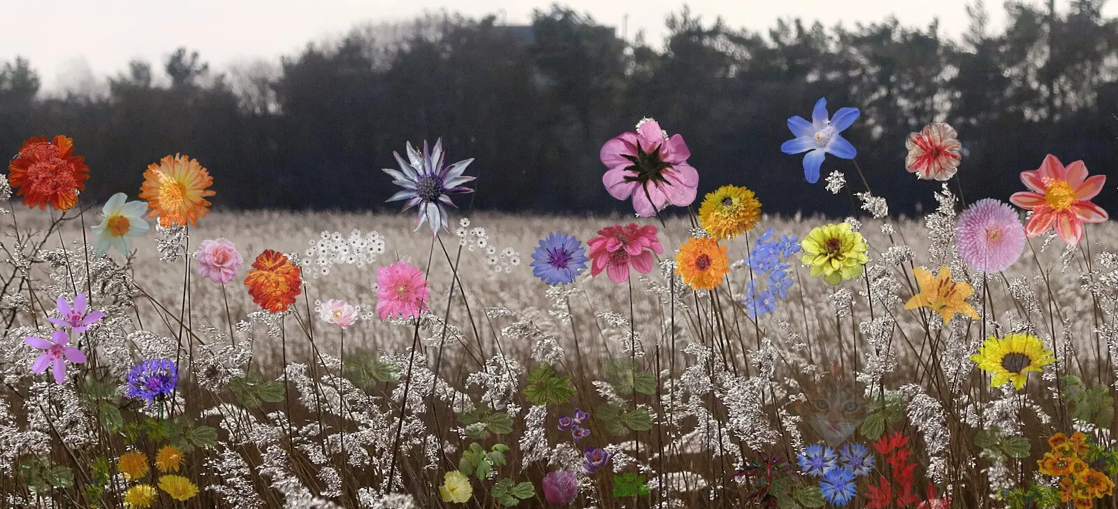 Svajande blomster av Anna Mazza