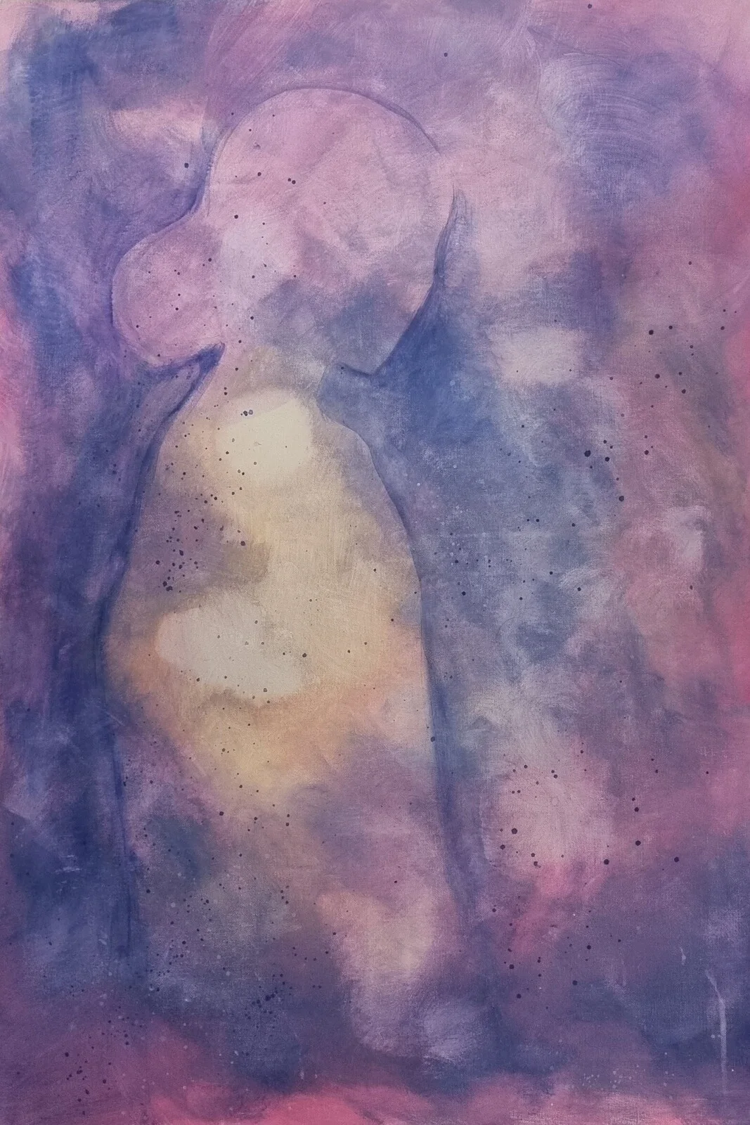 Akrylmålning Komposition 1 av Cristina Stef