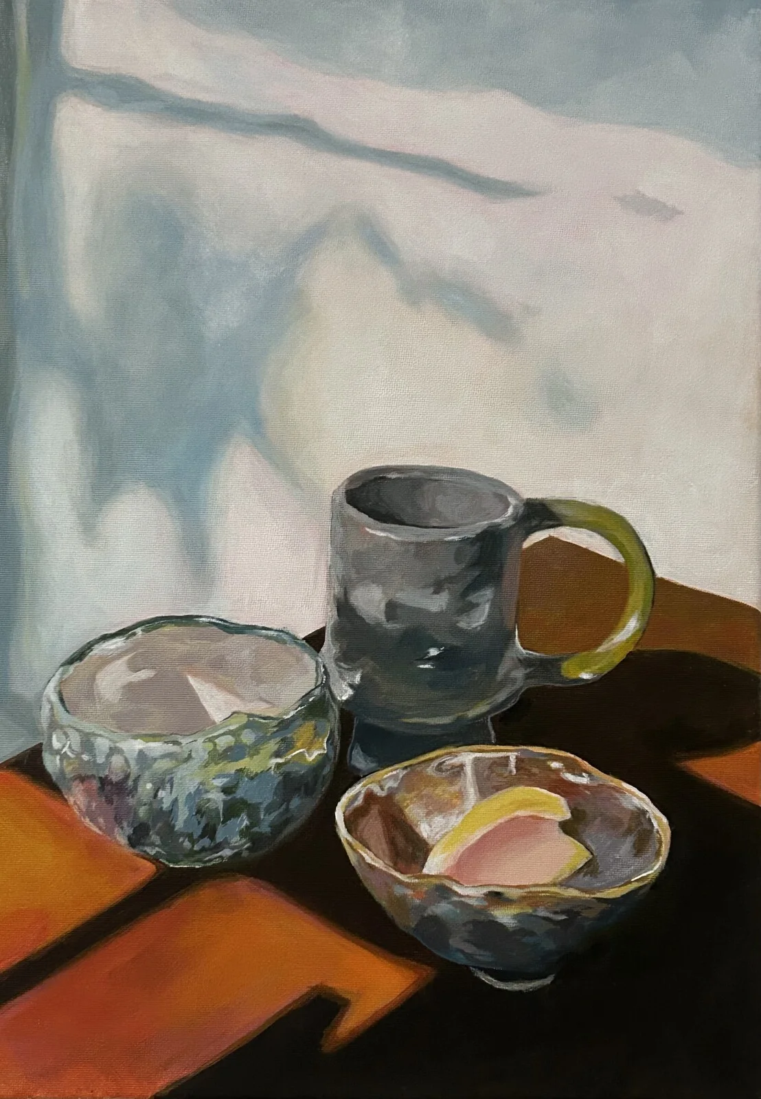 Akrylmålning Sunny morning av Helena Klackl