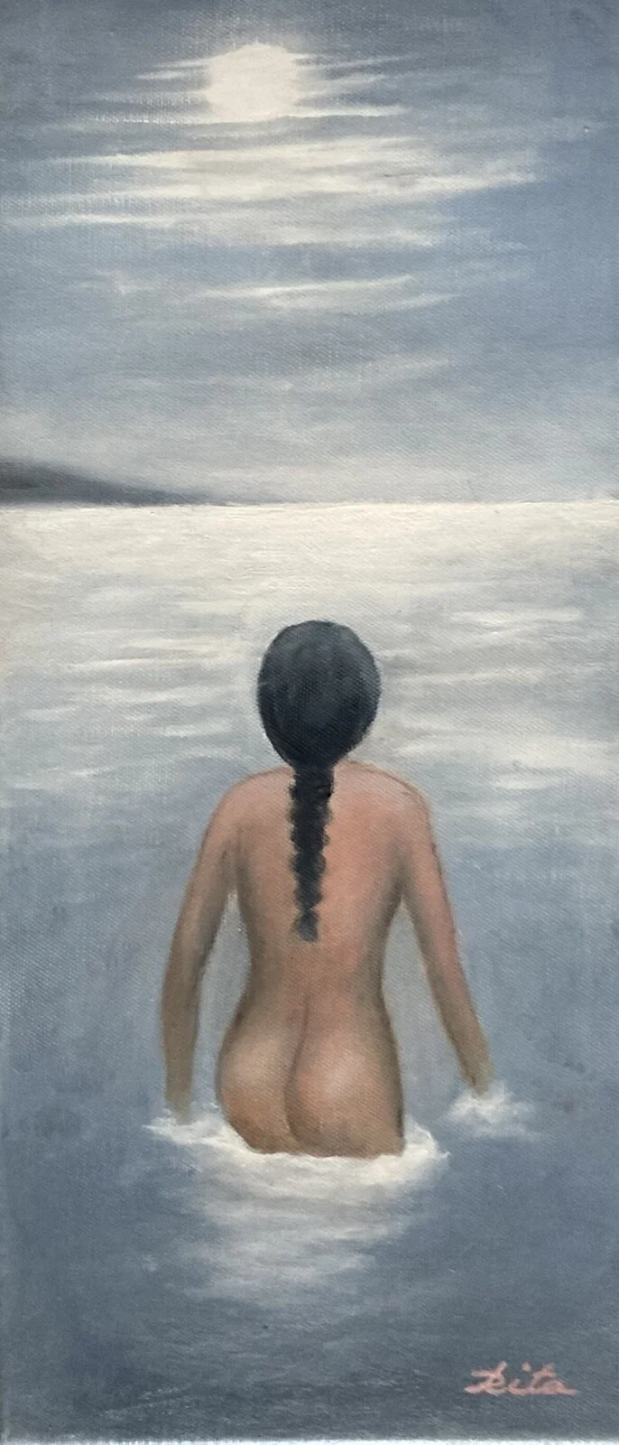 Oljemålning av Rita Börjesson