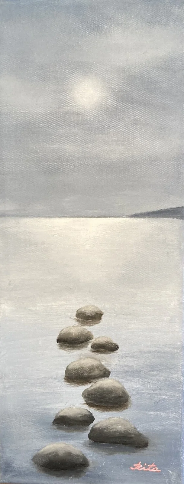 Oljemålning av Rita Börjesson