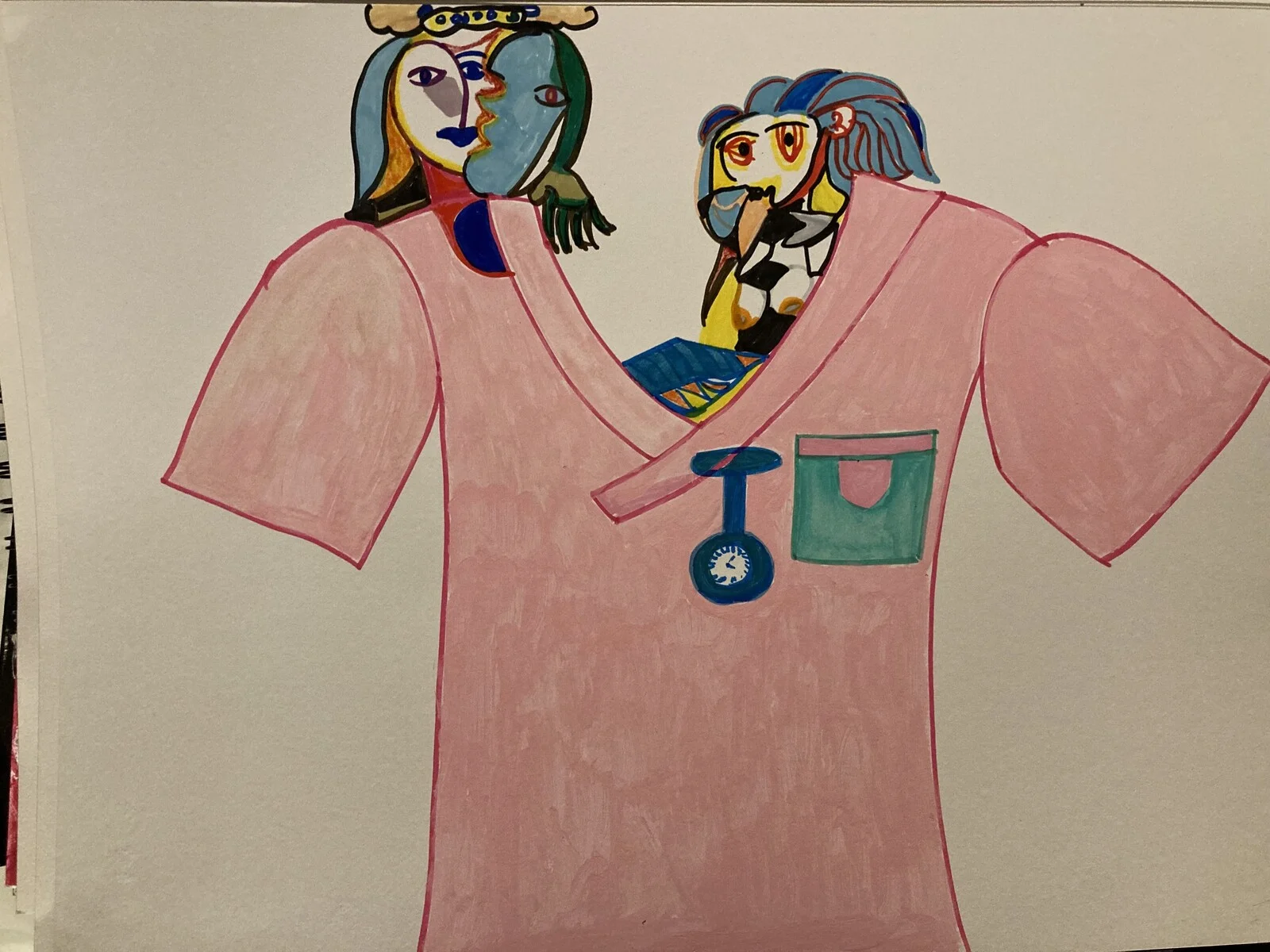 Akrylmålning Näckrosor av Ladda Thawarungrueang