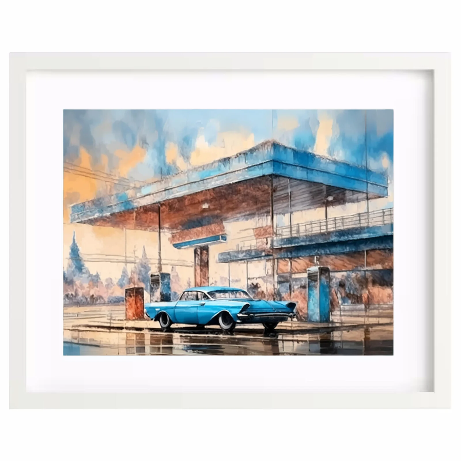 En paus påväg till bilshow av Damian Dvorak