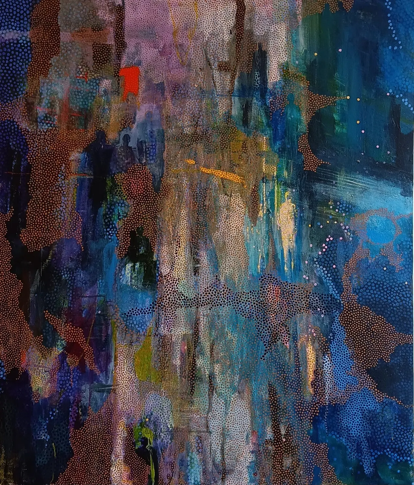 Akrylmålning Evighet av Erika Givell