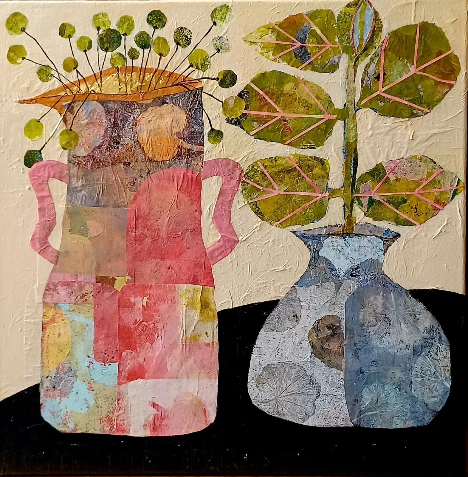 Gröna bollar i rosa krus av Hélène Elert