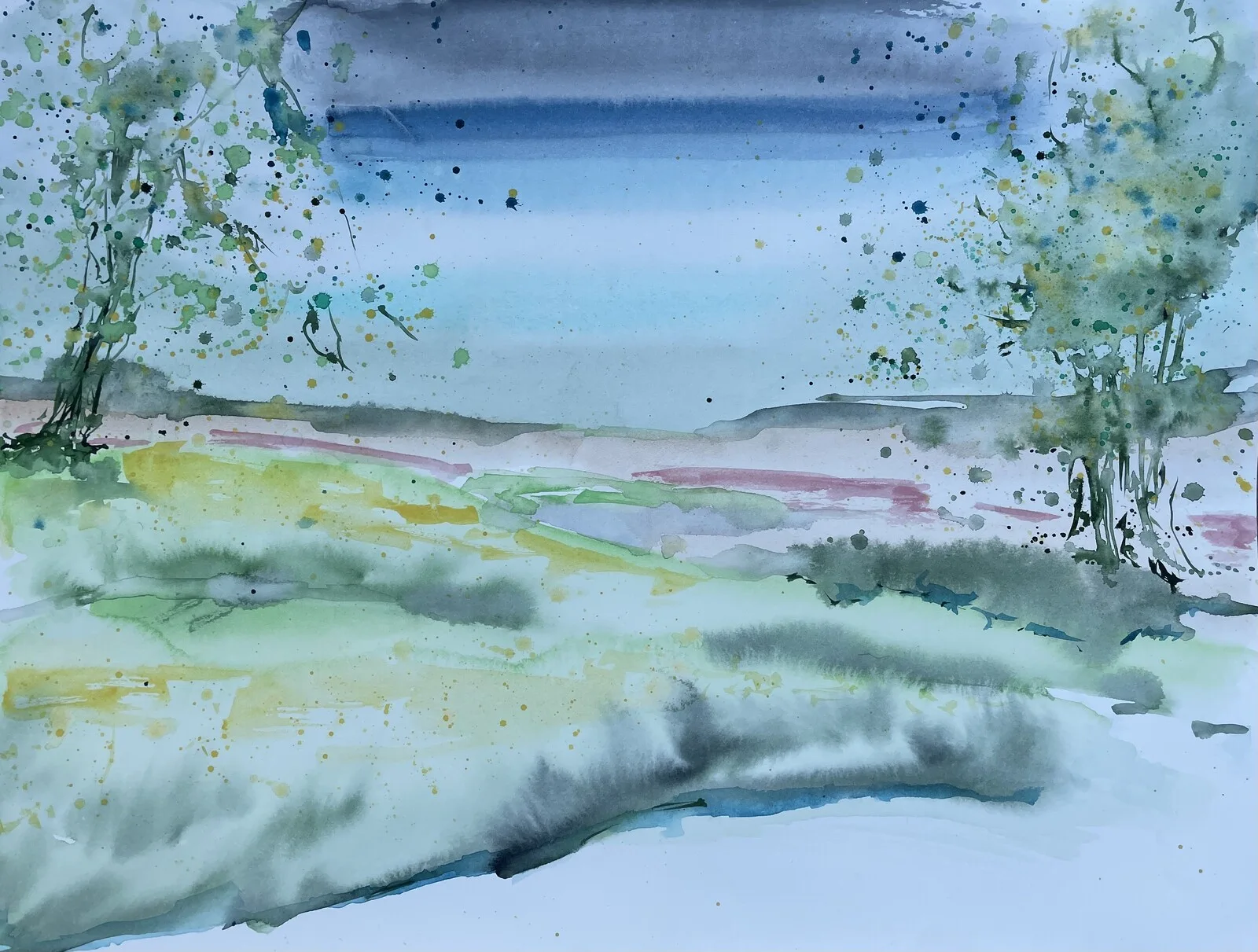 Akvarell Akvarell av Anna Elfverson Sjödahl