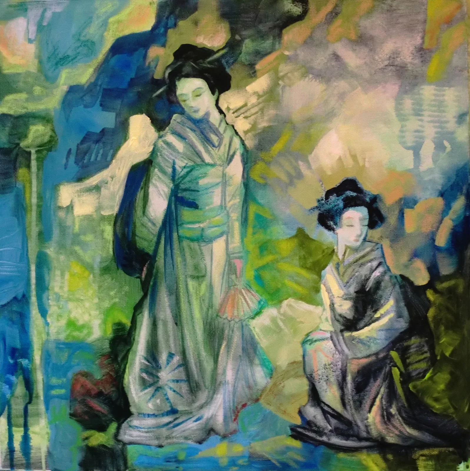 Akrylmålning Wholly admirable av Daniel Vandinja