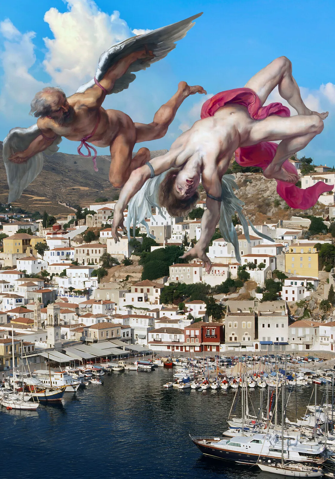 Icarus Fall Over Hydra av Jörgen Thornberg