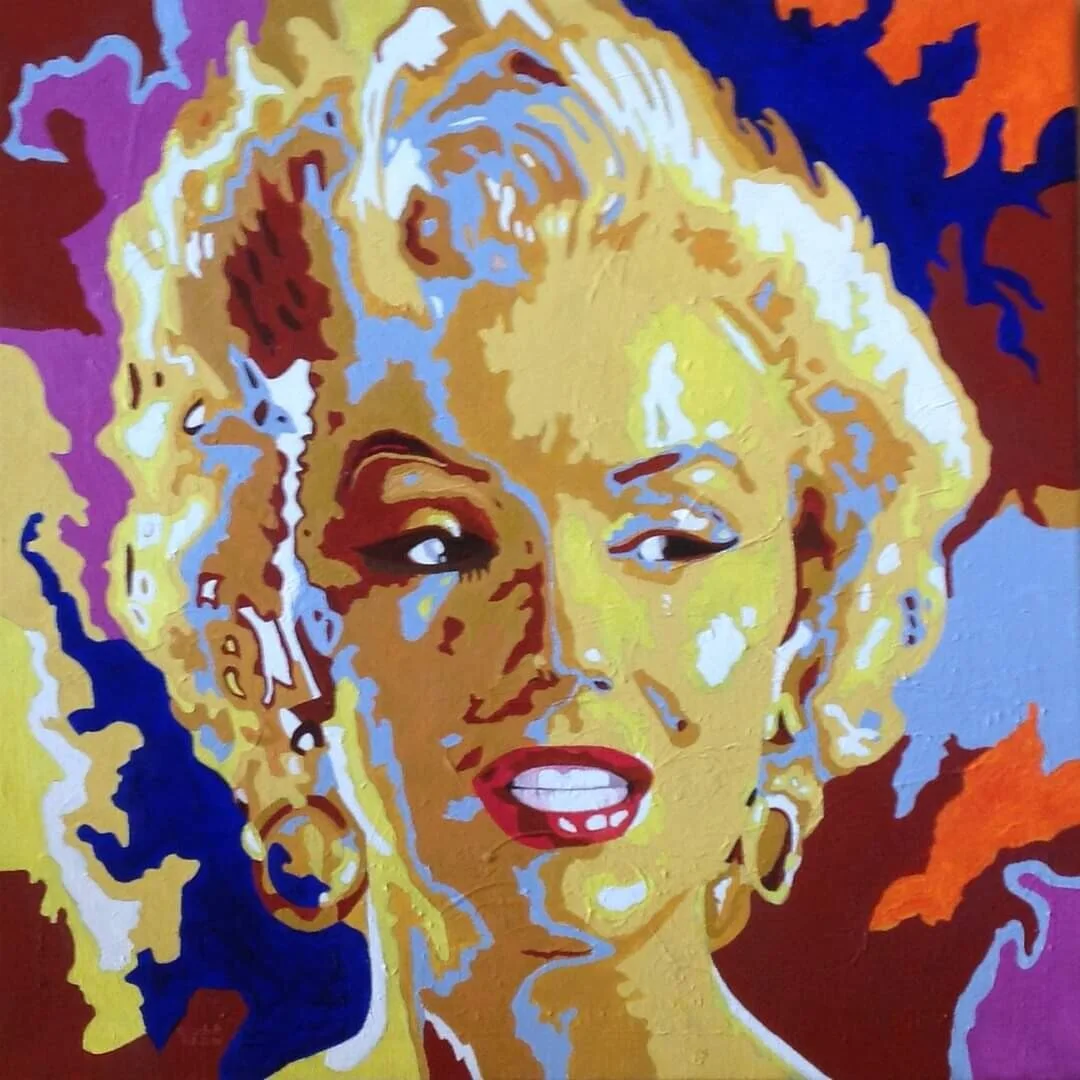 Oljemålning Marilyn Monroe av Christian Pauletti