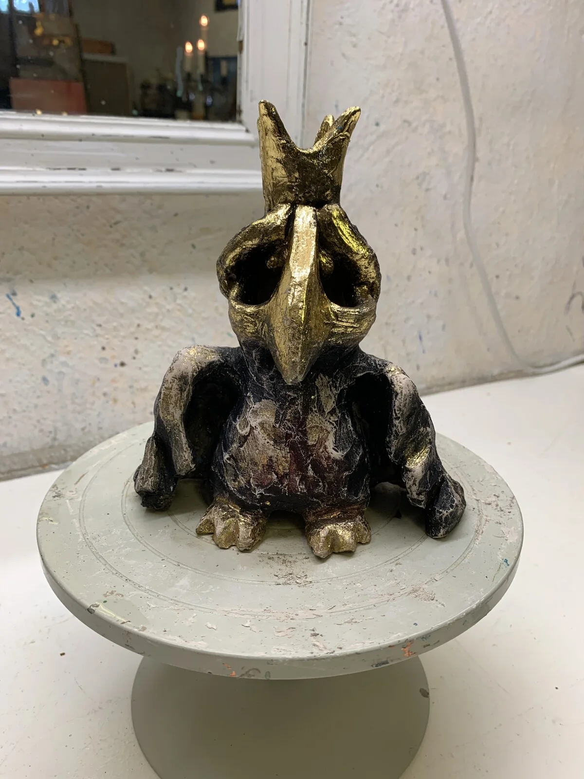 Skulptur Kungsfågel av Evalena Elk Karlsson