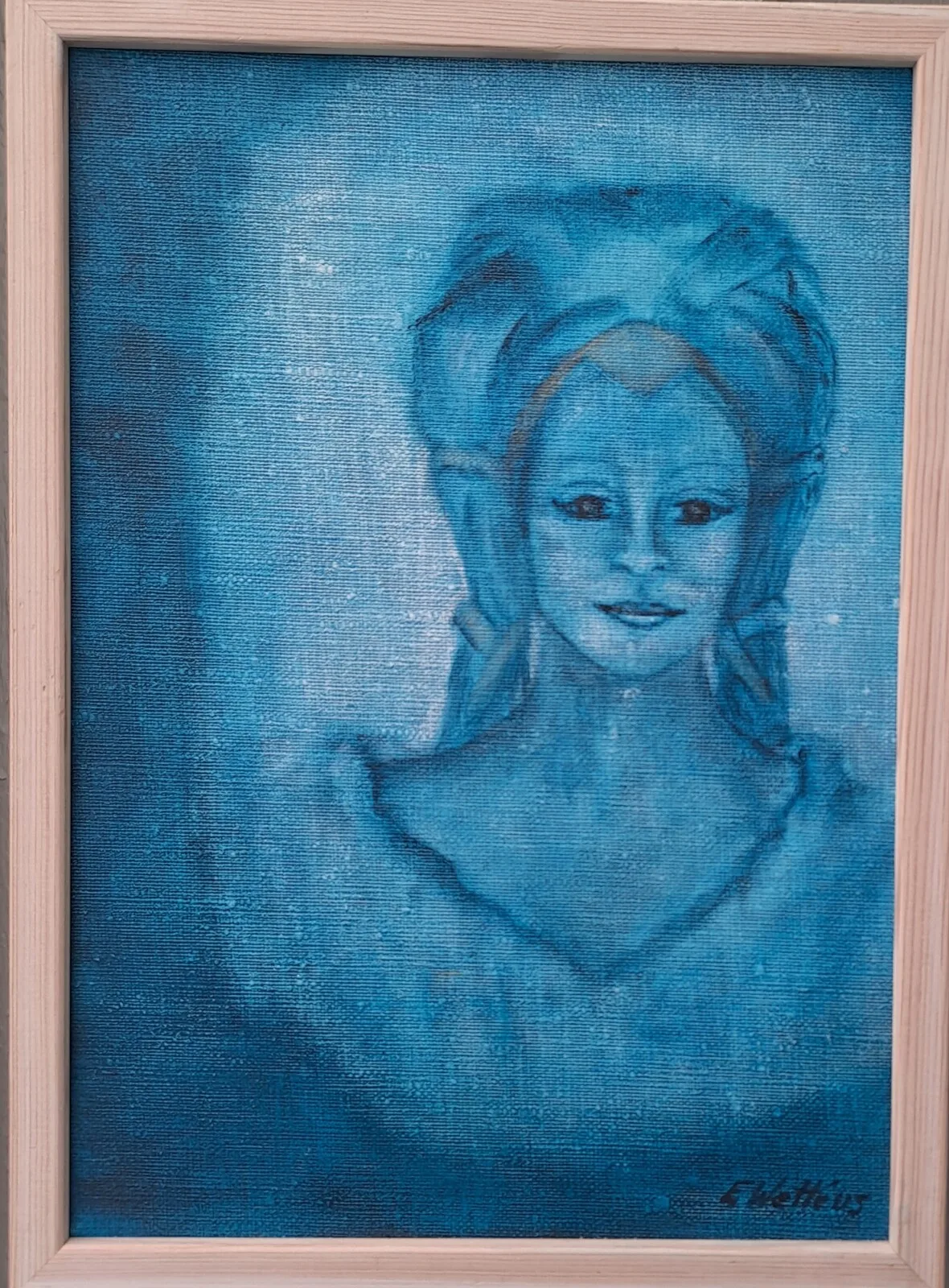 Akrylmålning Nr 27 av Edith Wetteus