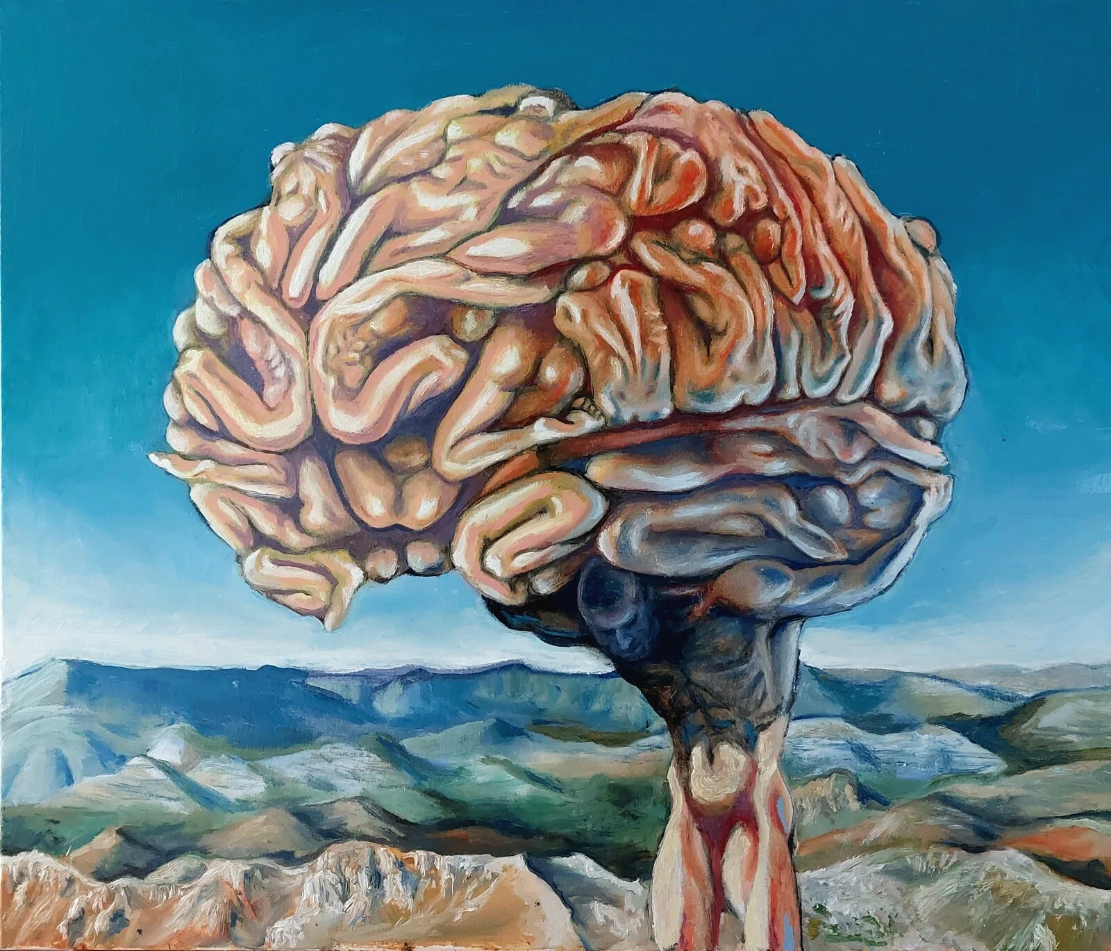 Oljemålning Atlas av Renata Edin