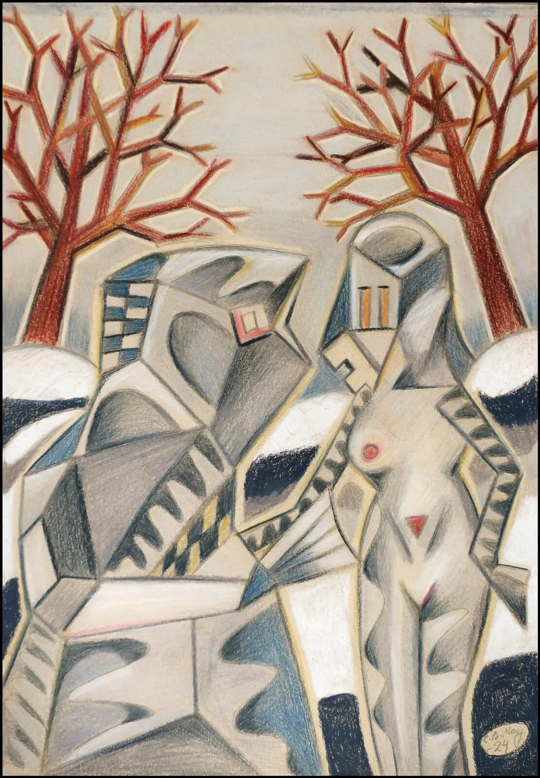 A Strange Couple av Charles Benjamin May