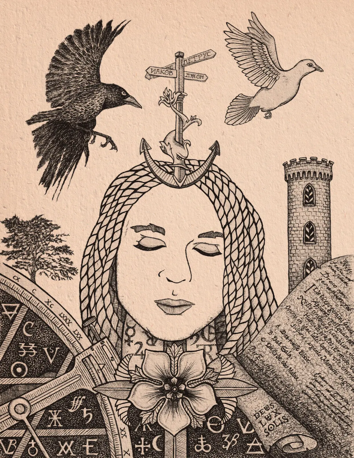Chymische Zeiten | Hommage an C. Rosenkreuz av Nina Spiess