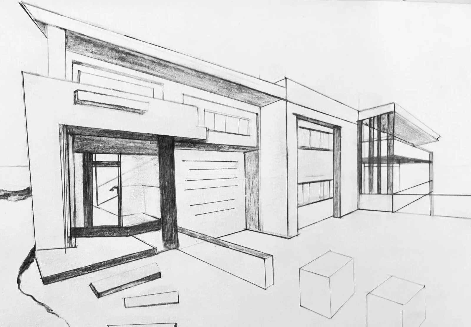 Modernt hus av Ahmad Al Zoghbi