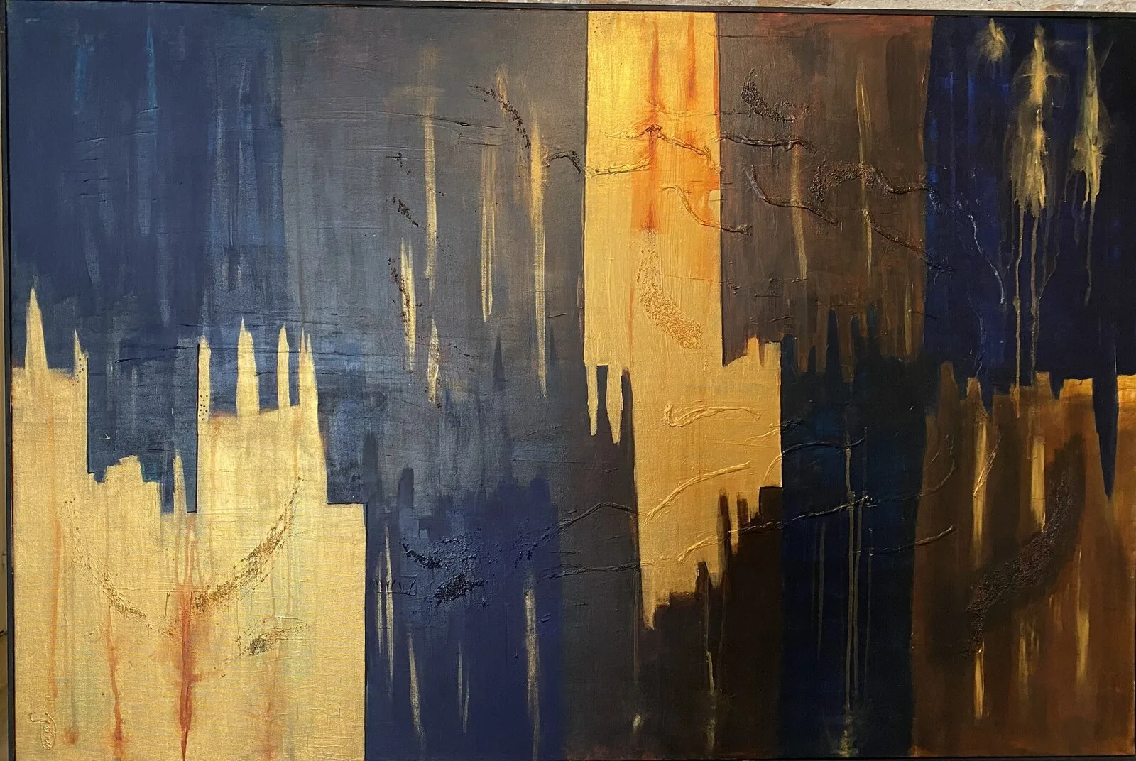 Akrylmålning Livet och vad allt det innebär av Petra Nord