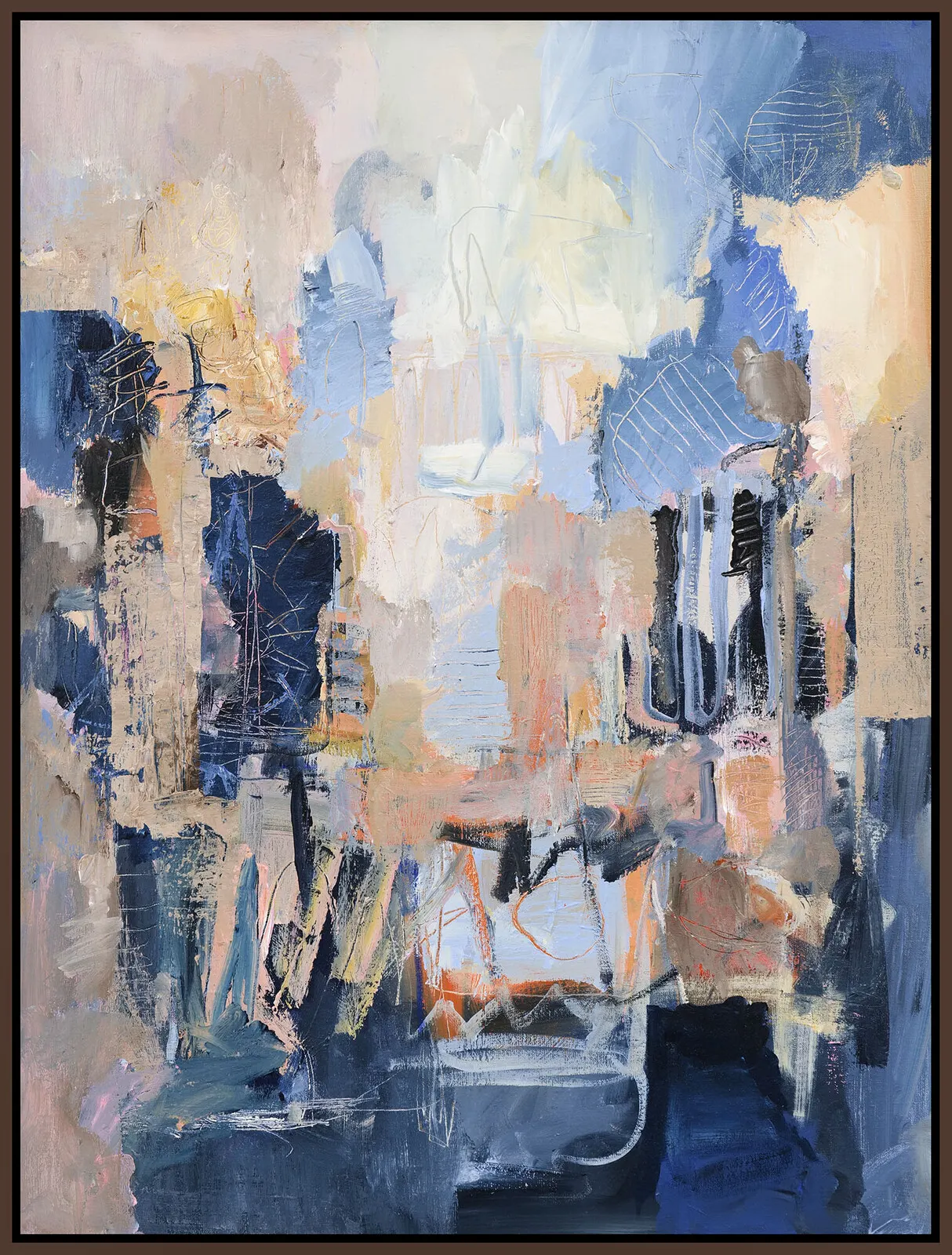 Akrylmålning Abstract no.2429 av Tomas Hammar