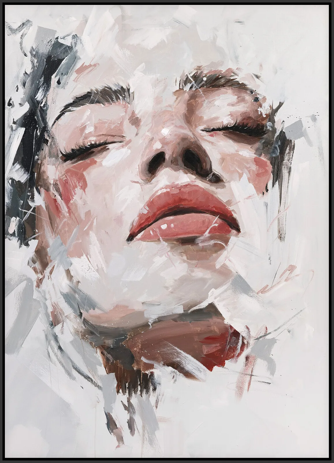 Akrylmålning Naomi av Tomas Hammar