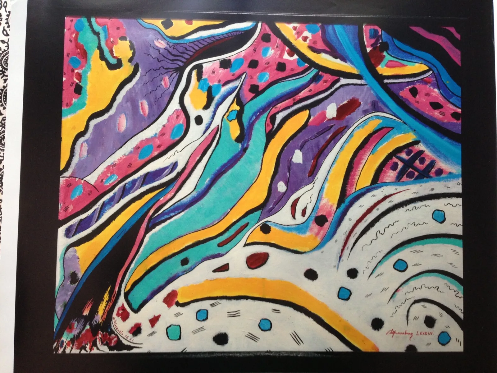 Oljemålning The whales of Molokai av Staffan Säfwenberg