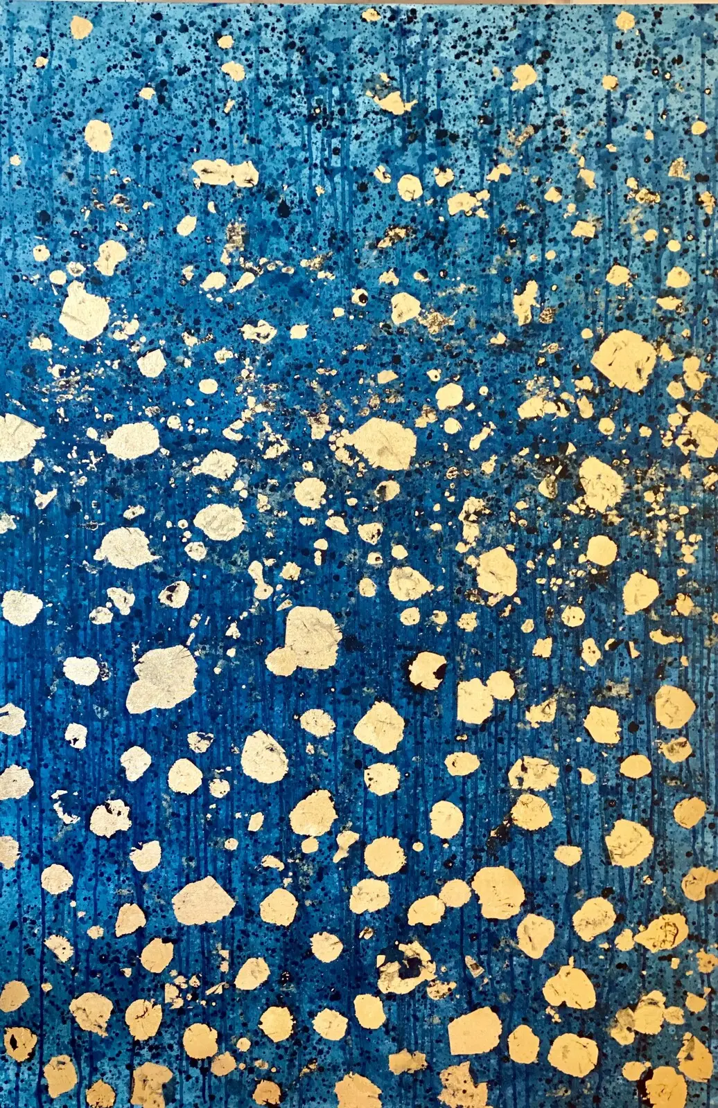 Akrylmålning Titel X av Annette Landin