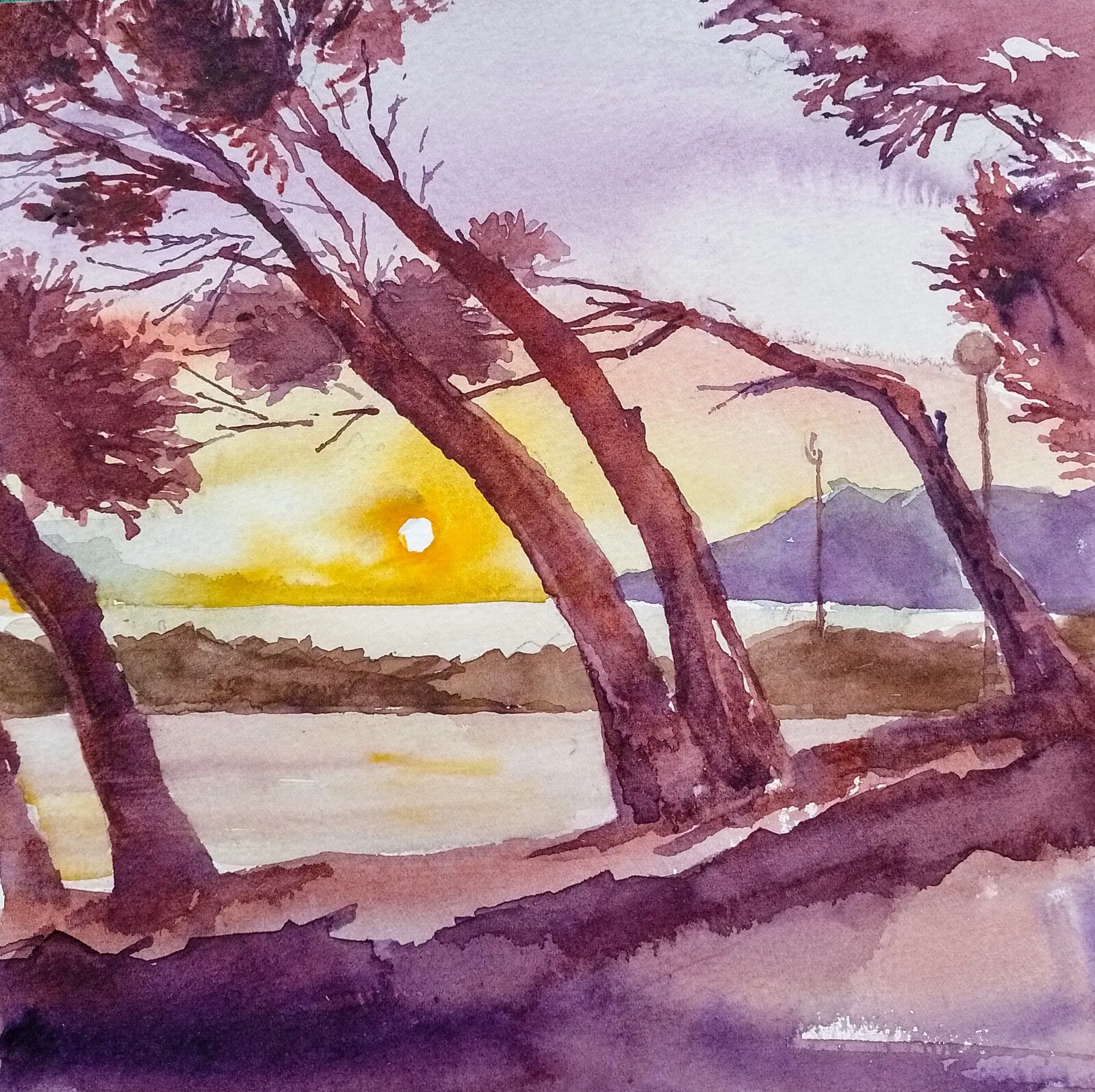 Akvarell av Jugoslav Pavic