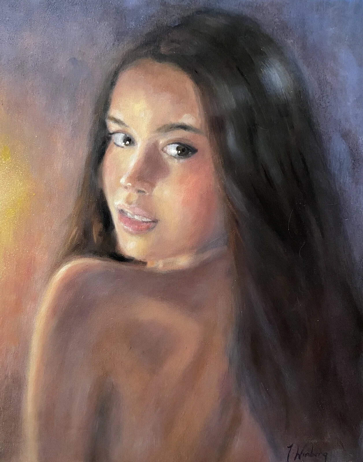 Oljemålning In the light av Jörgen Winberg