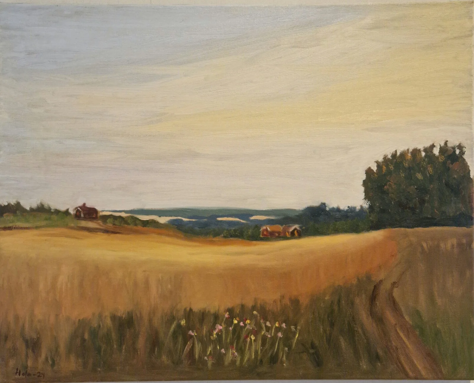 Oljemålning av Christopher Holm