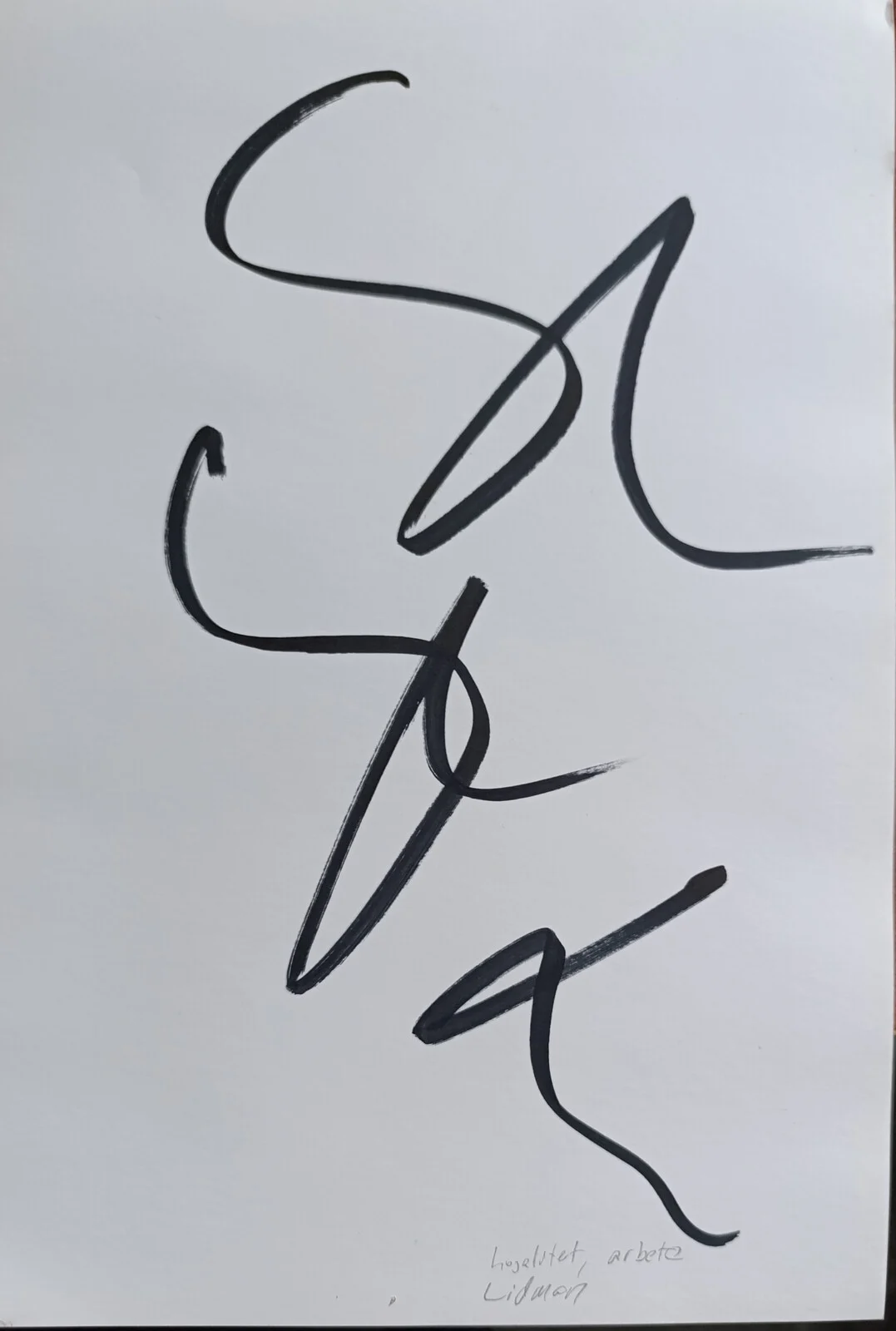 Lojalitet, arbete, Sam Lidman av Johan Eriksson