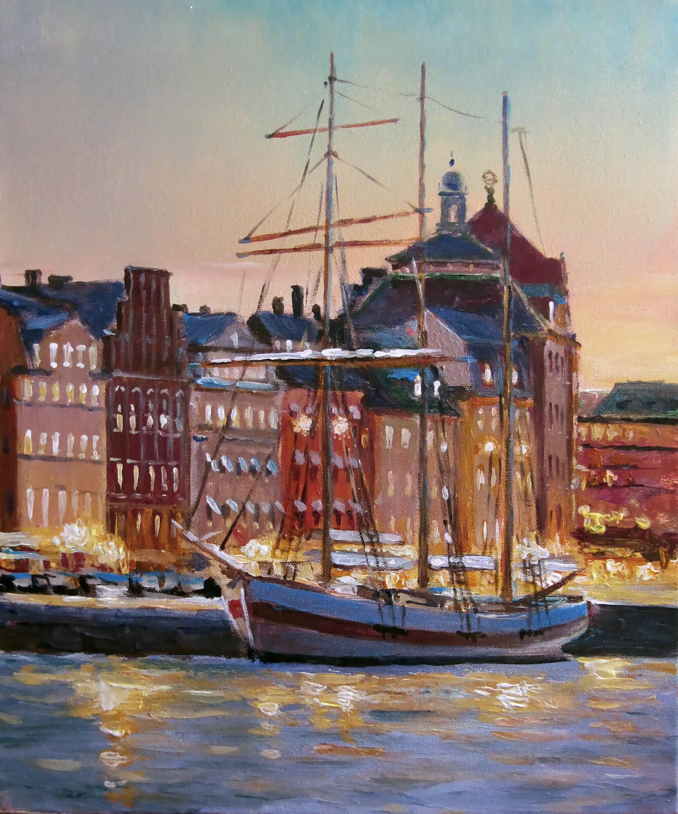 Oljemålning av Dimitri Zukov