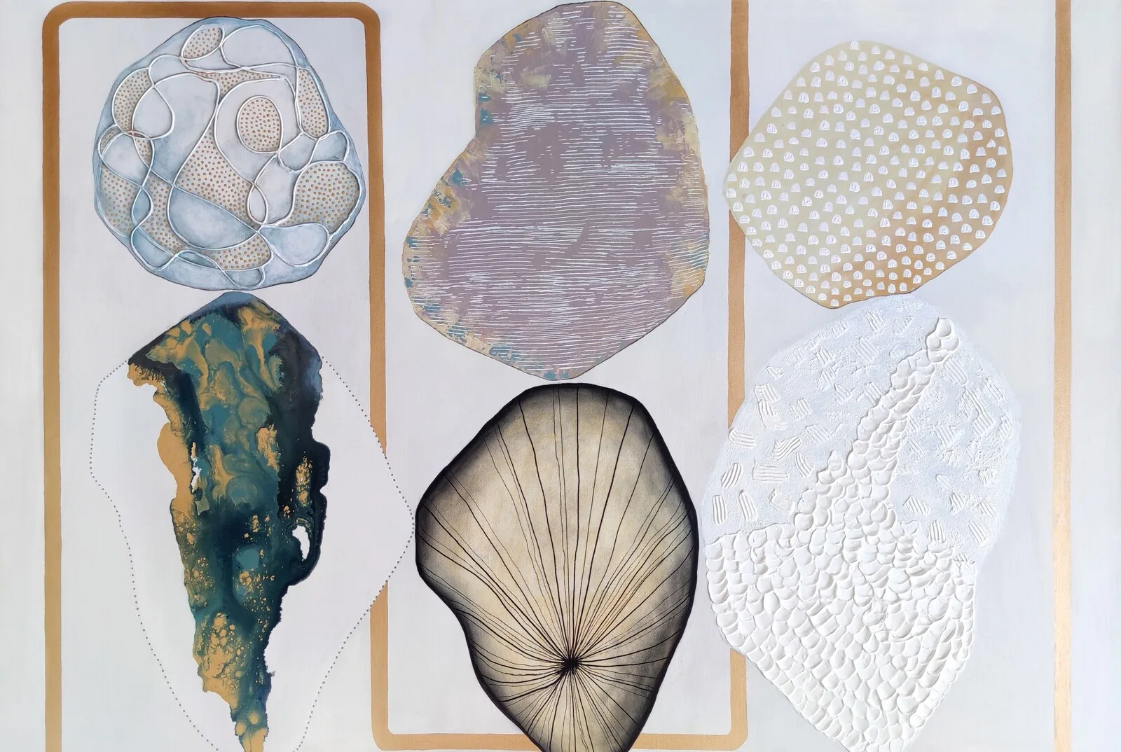 Akrylmålning VERA av Helena Mernissi